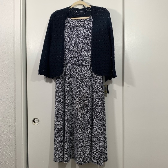 Alfani NWT Black Open Knit Shrug size M - Picture 1 of 7